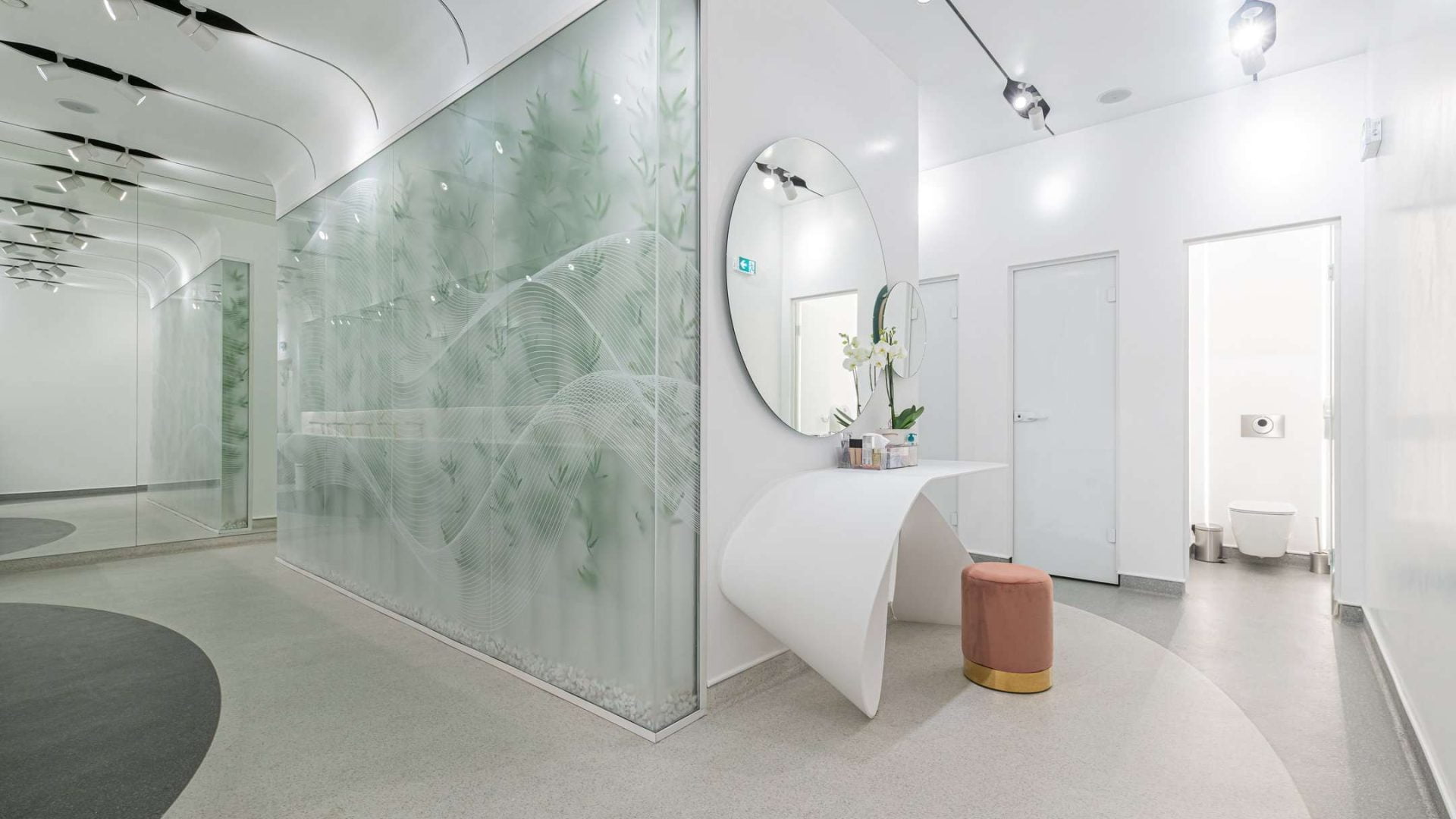 mobilier baie din corian make up machiaj office (2)