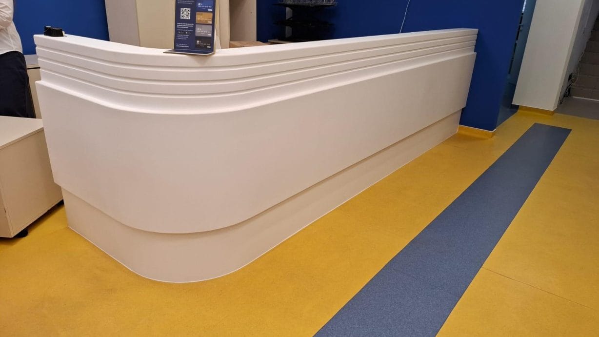 Desk Receptie Corian Mobilier Lampa Corian Profi Stil (5)