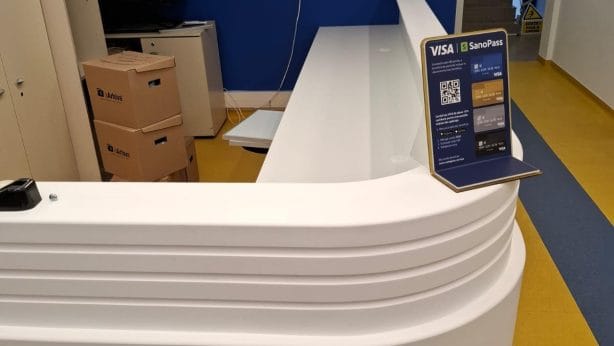 Desk Receptie Corian Mobilier Lampa Corian Profi Stil_