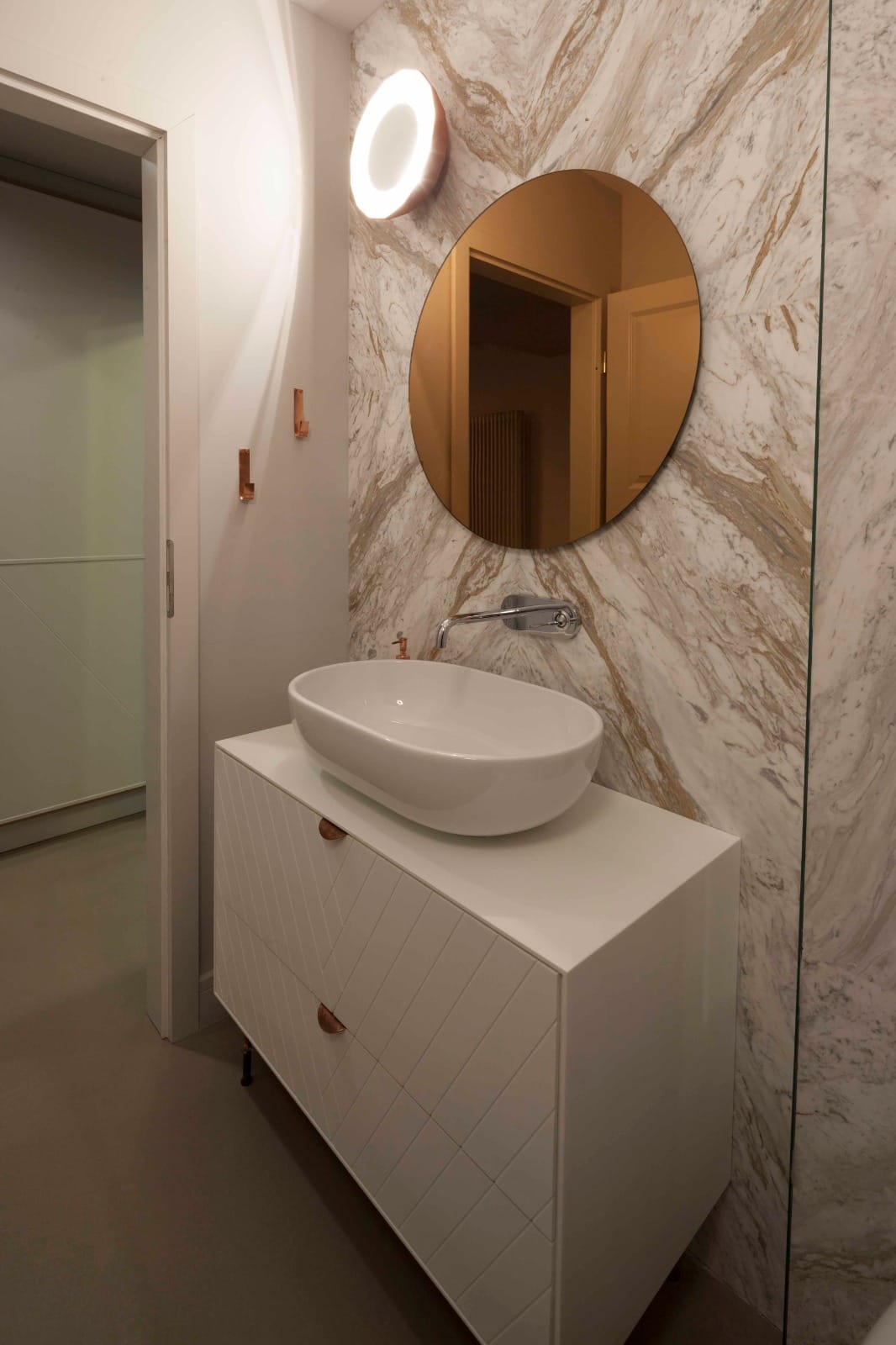 mobilier baie corian