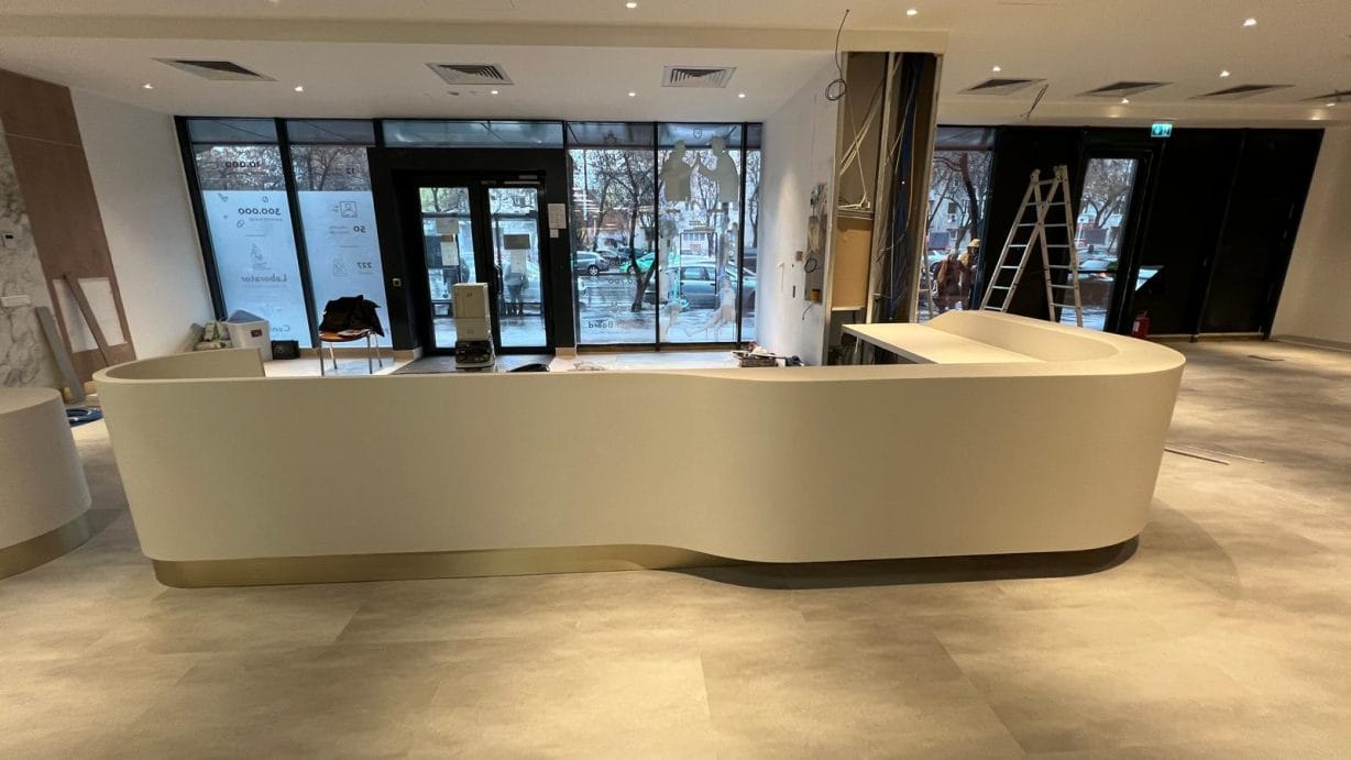 mobilier desk receptie birou corian bisque profi stil (1)