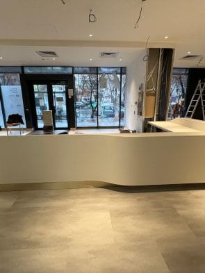 mobilier desk receptie birou corian bisque profi stil (1)