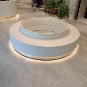 Jardiniera Banca Mobilier din Corian (3)