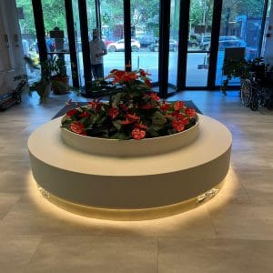 Jardiniera Banca Mobilier din Corian (4)